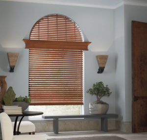 Parkland® Hardwood Blinds in the Den