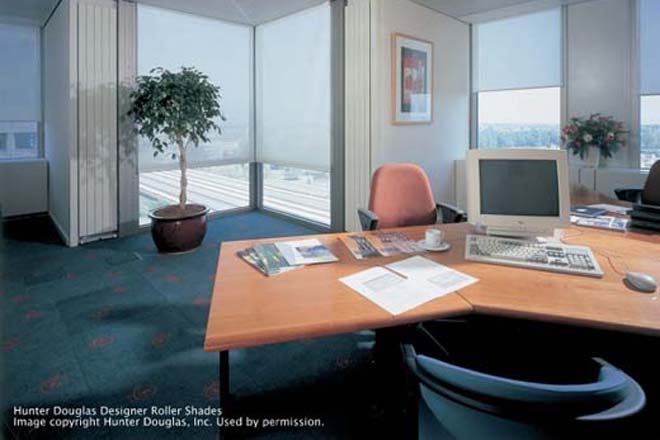 Window Treatments for a Commercial Office