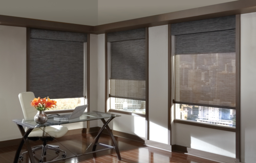 Designer Screen Shades in the Office