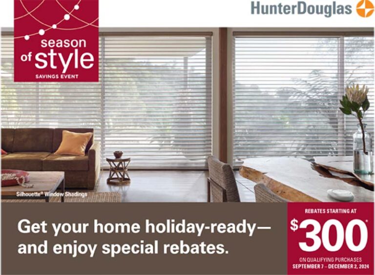 Hunter Douglas 2024 Winter Promotion